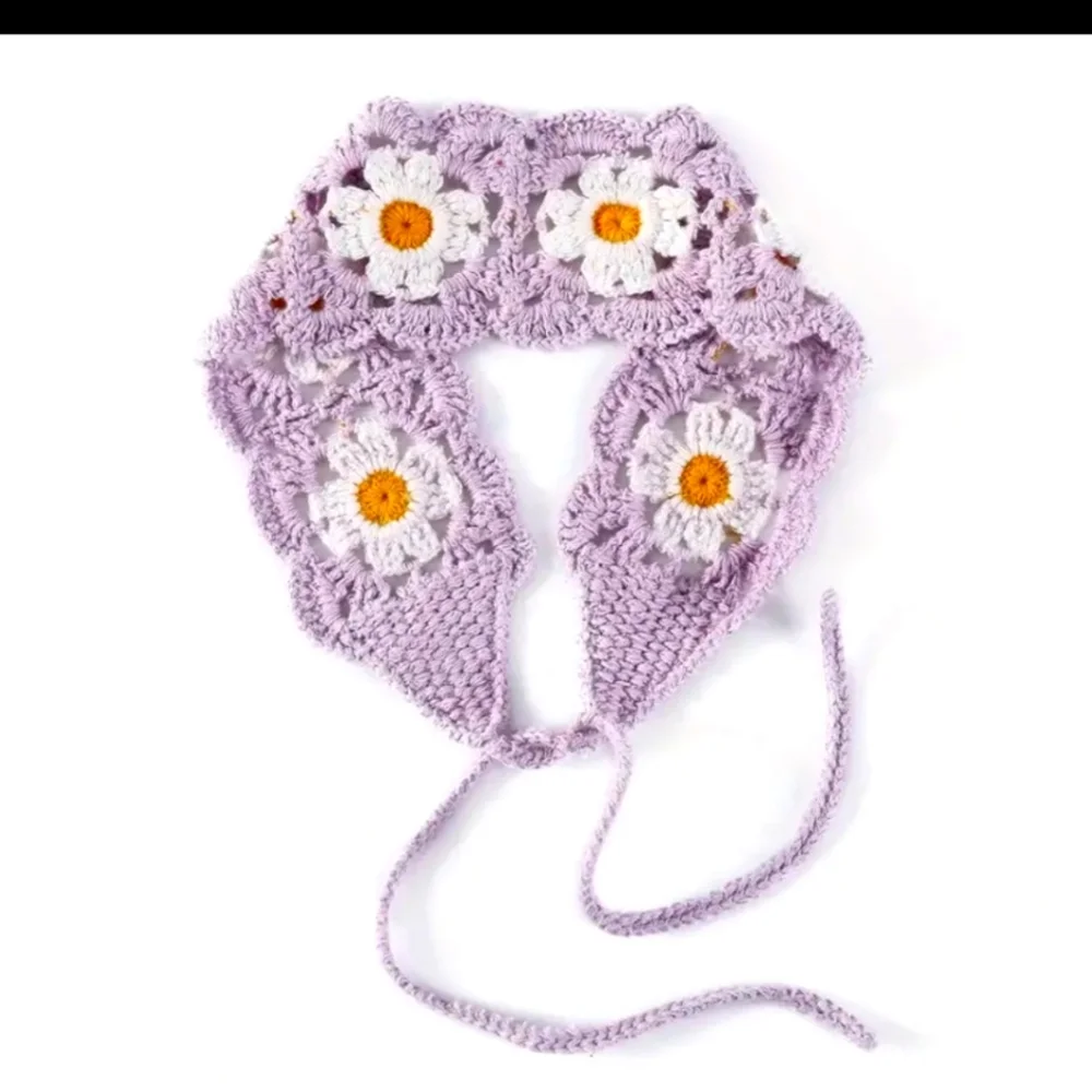 CROCHET Headband 70s Hippie Style Statement Piece